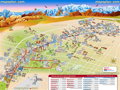 las vegas attractions map